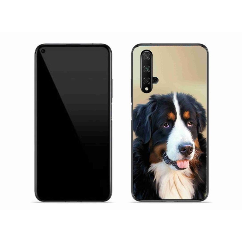 Gelový obal mmCase na mobil Honor 20 - bernský salašnický pes