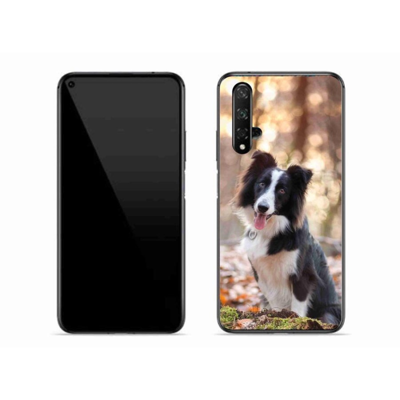 Gelový obal mmCase na mobil Honor 20 - border kolie 1