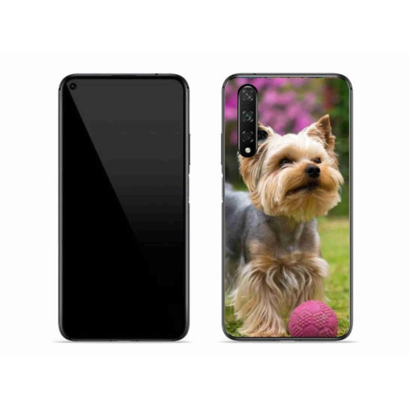 Gelový obal mmCase na mobil Honor 20 - jorkšír 4