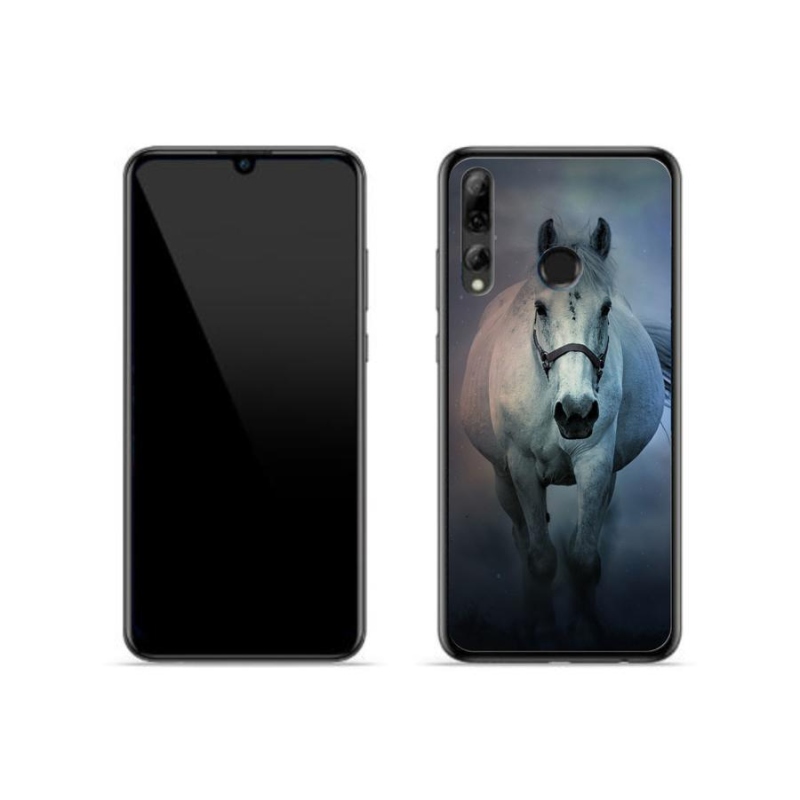 Gelový obal mmCase na mobil Honor 20 Lite - běžící bílý kůň
