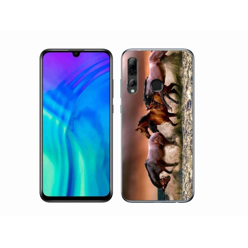 Gelový obal mmCase na mobil Honor 20 Lite - koně 1