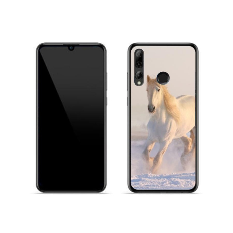 Gelový obal mmCase na mobil Honor 20 Lite - kůň ve sněhu