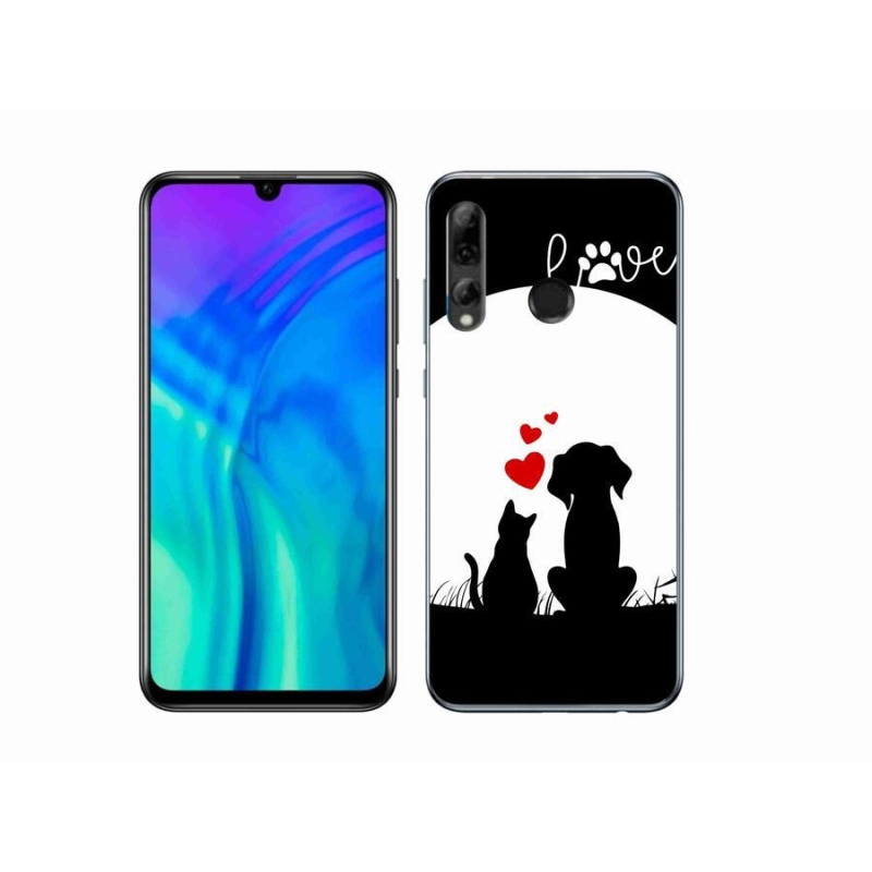 Gelový obal mmCase na mobil Honor 20 Lite - zvířecí láska
