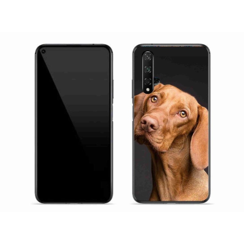 Gelový obal mmCase na mobil Honor 20 - maďarský ohař