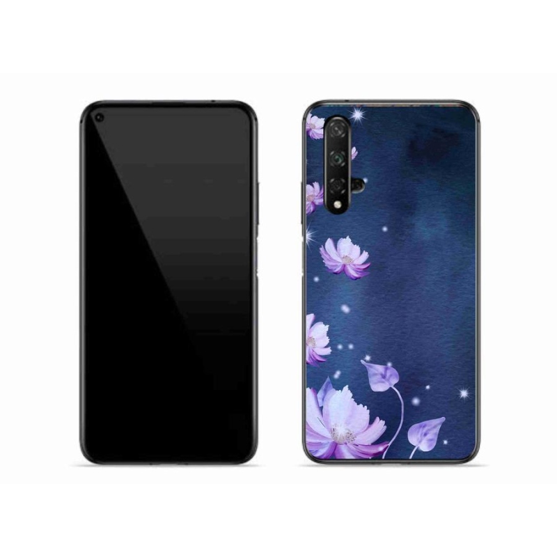 Gelový obal mmCase na mobil Honor 20 - padající květy