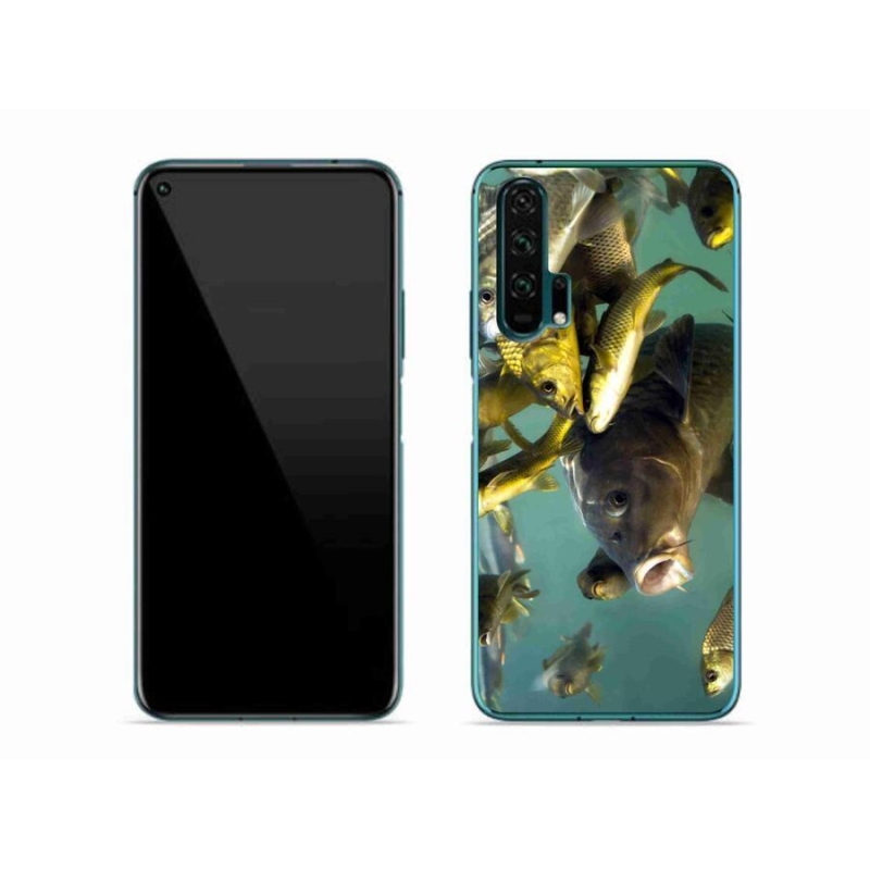 Gelový obal mmCase na mobil Honor 20 Pro - hejno ryb