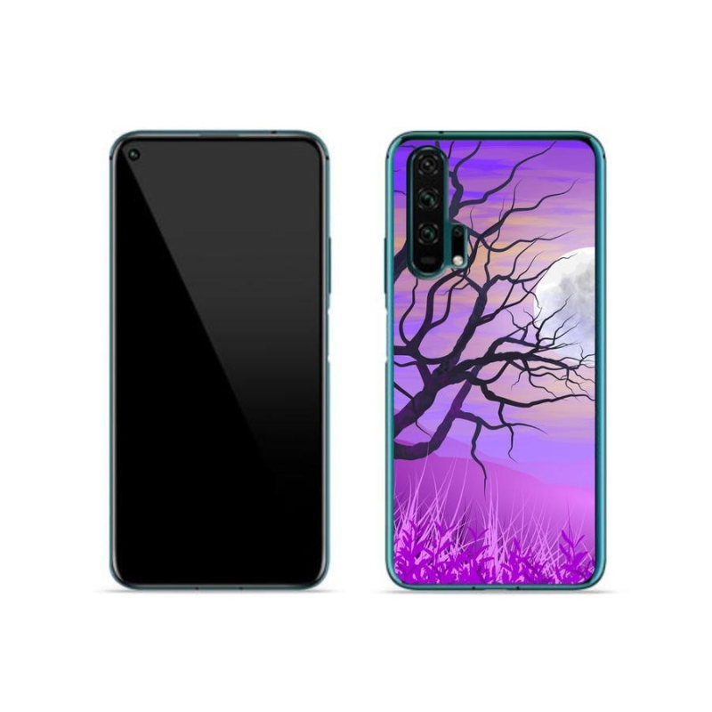 Gelový obal mmCase na mobil Honor 20 Pro - kreslený opadaný strom