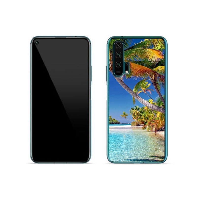 Gelový obal mmCase na mobil Honor 20 Pro - mořská pláž