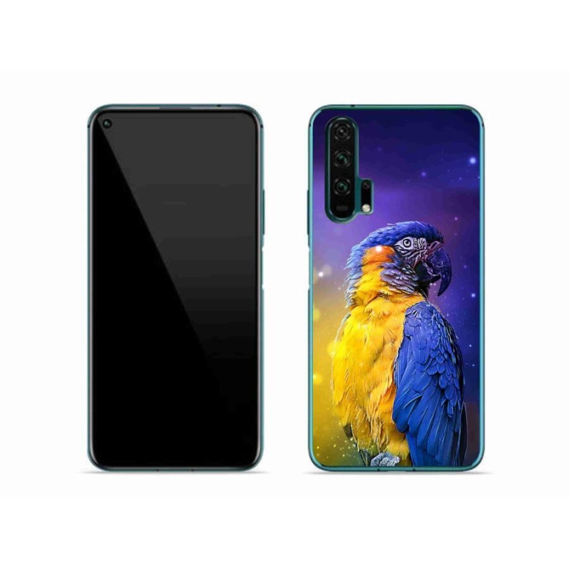 Gelový obal mmCase na mobil Honor 20 Pro - papoušek ara 1