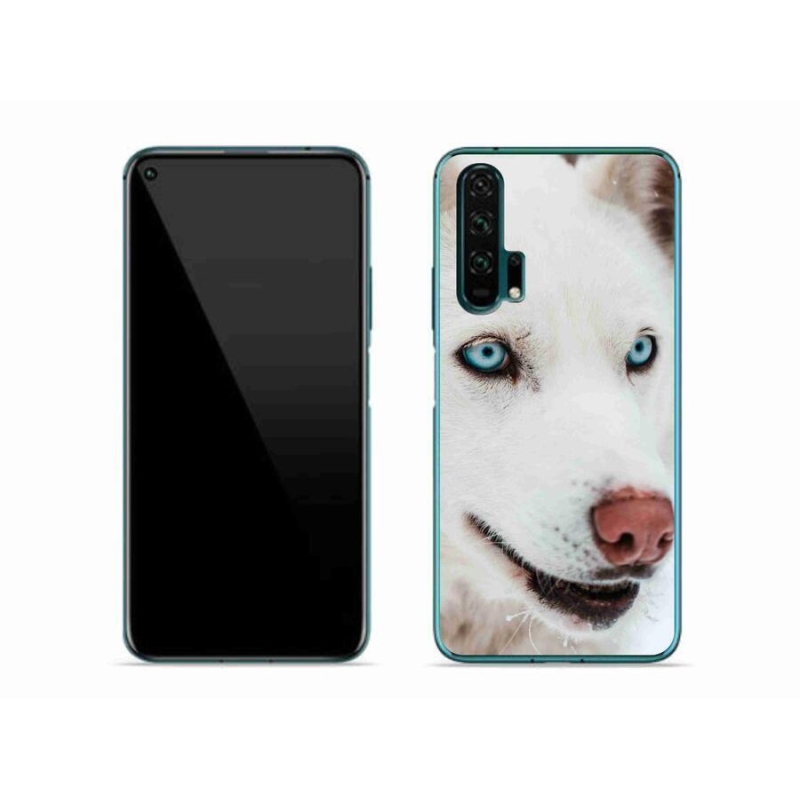 Gelový obal mmCase na mobil Honor 20 Pro - psí pohled