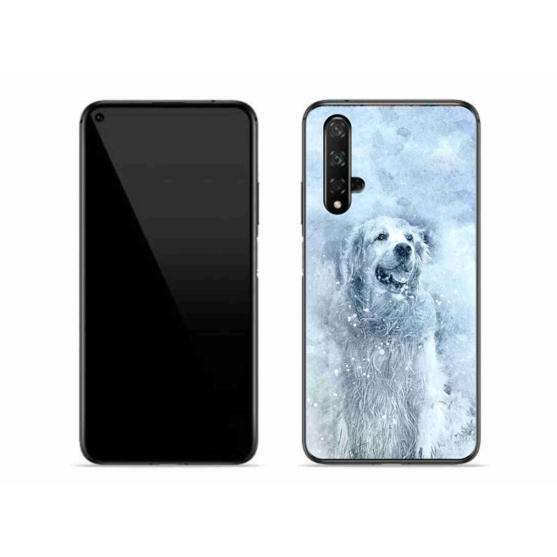 Gelový obal mmCase na mobil Honor 20 - retrívr