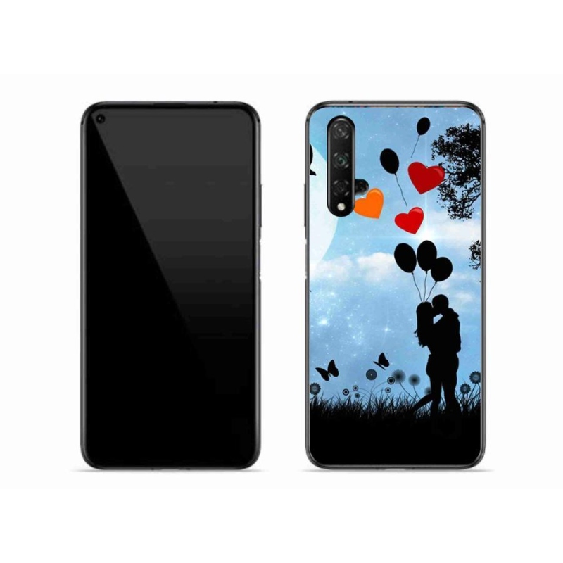 Gelový obal mmCase na mobil Honor 20 - zamilovaný pár