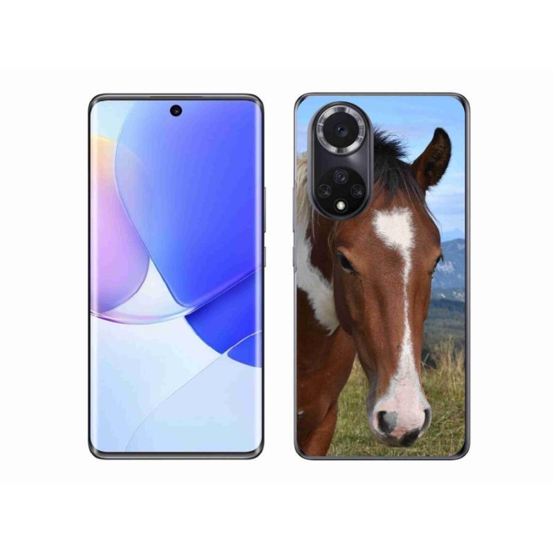 Gelový obal mmCase na mobil Honor 50 - hnědý kůň