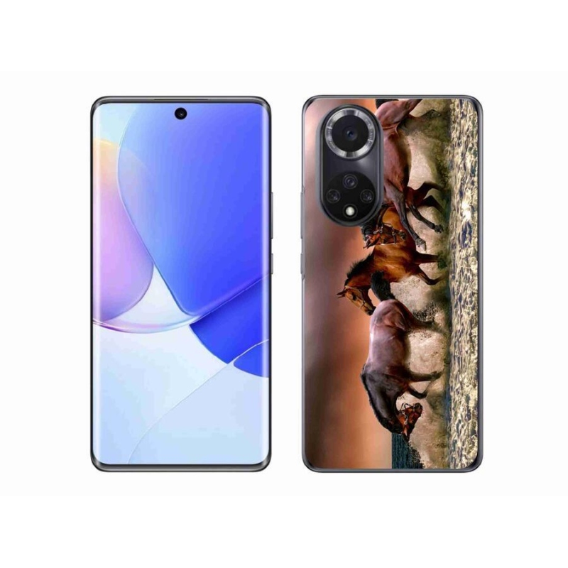 Gelový obal mmCase na mobil Honor 50 - koně 1
