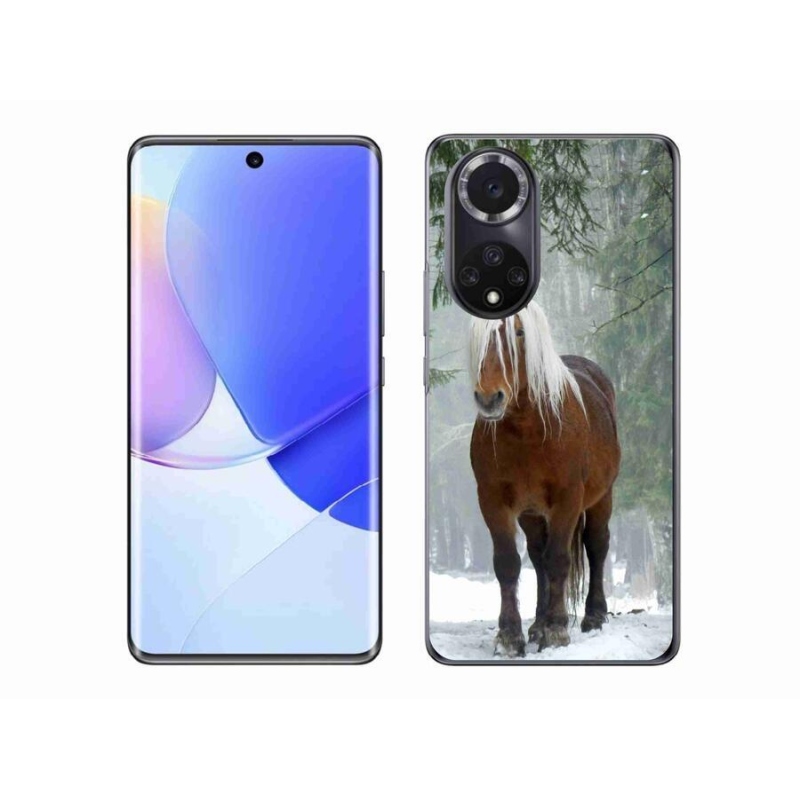Gelový obal mmCase na mobil Honor 50 - kůň v lese