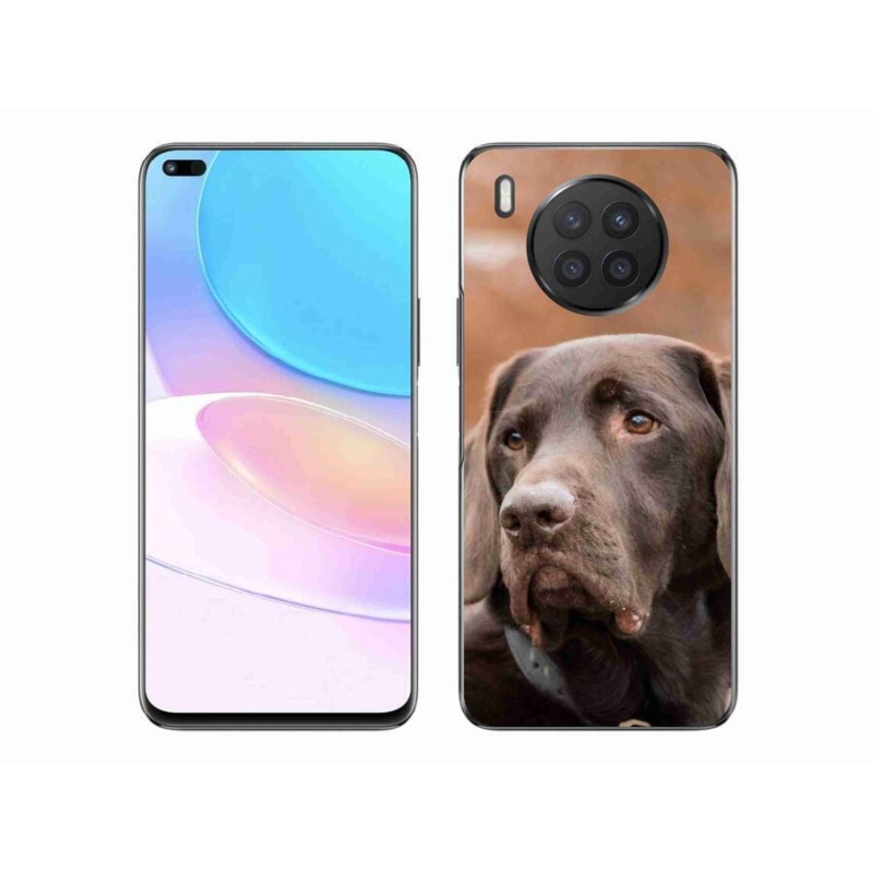 Gelový obal mmCase na mobil Honor 50 Lite - hnědý labrador