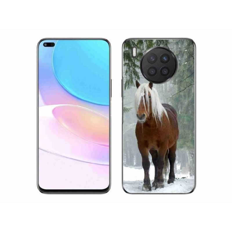 Gelový obal mmCase na mobil Honor 50 Lite - kůň v lese