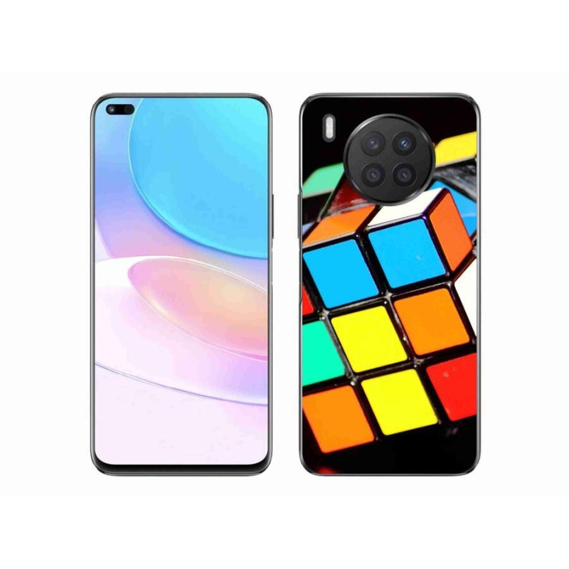 Gelový obal mmCase na mobil Honor 50 Lite - rubikova kostka