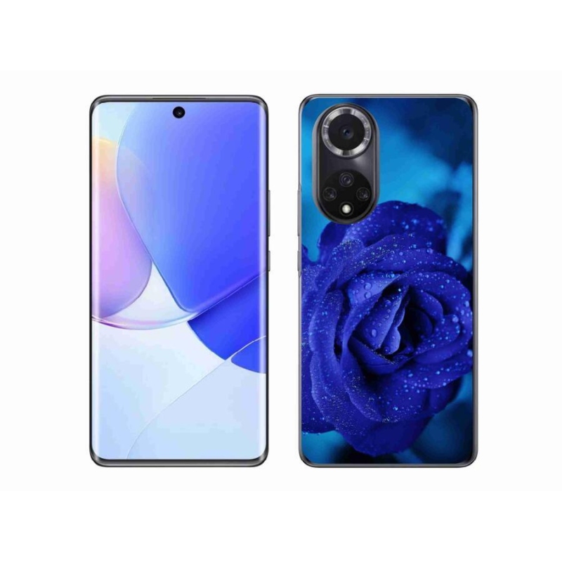 Gelový obal mmCase na mobil Honor 50 - modrá růže