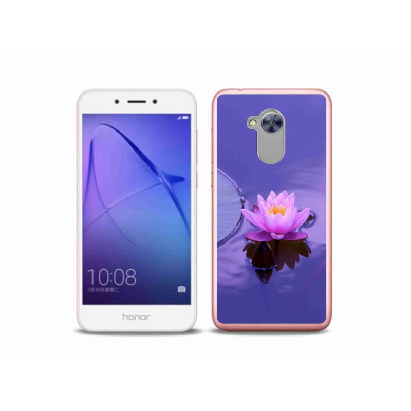 Gelový obal mmCase na mobil Honor 6A - květ na hladině
