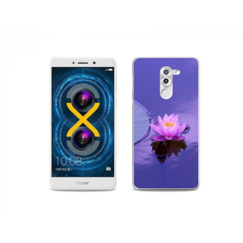 Gelový obal mmCase na mobil Honor 6X - květ na hladině