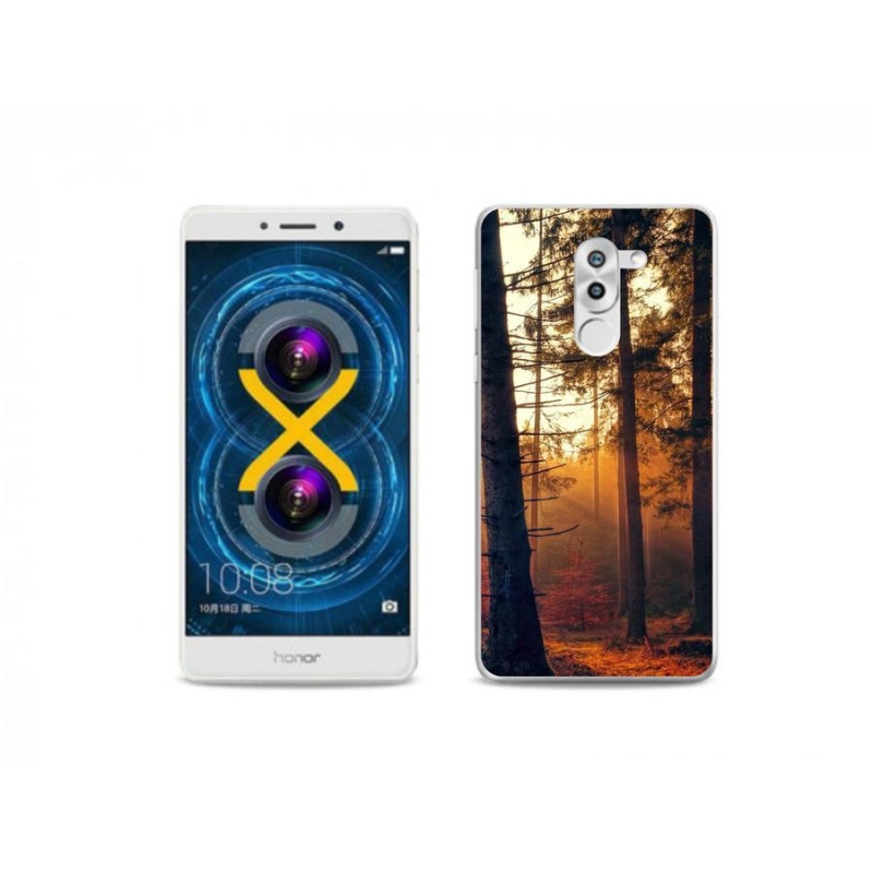 Gelový obal mmCase na mobil Honor 6X - les