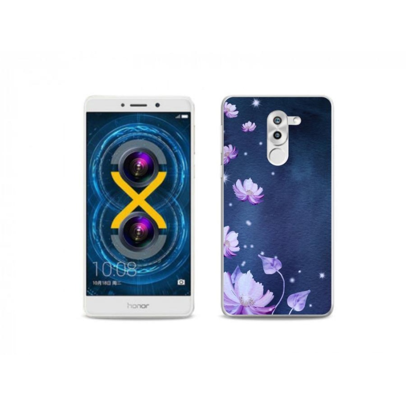 Gelový obal mmCase na mobil Honor 6X - padající květy