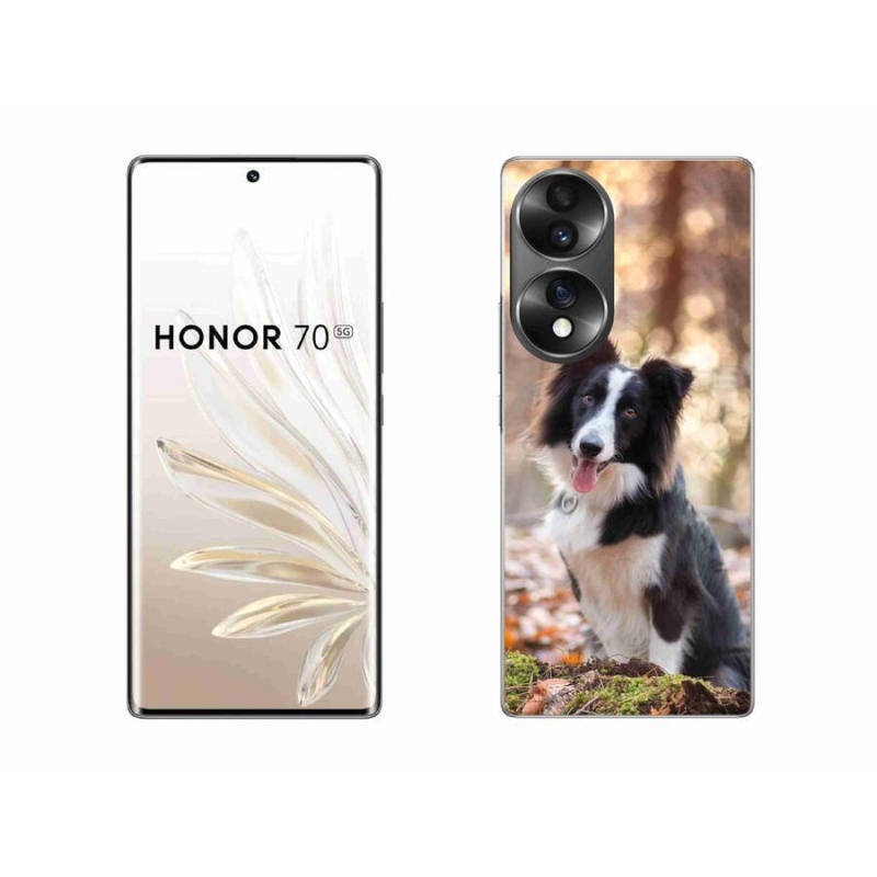 Gelový obal mmCase na mobil Honor 70 - border kolie 1