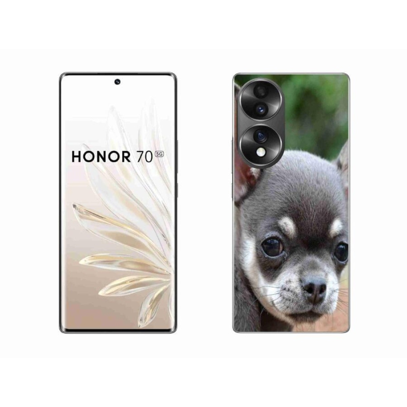 Gelový obal mmCase na mobil Honor 70 - čivava
