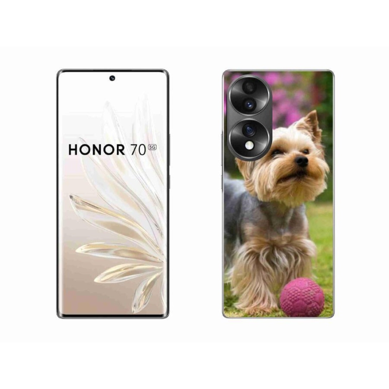 Gelový obal mmCase na mobil Honor 70 - jorkšír 4