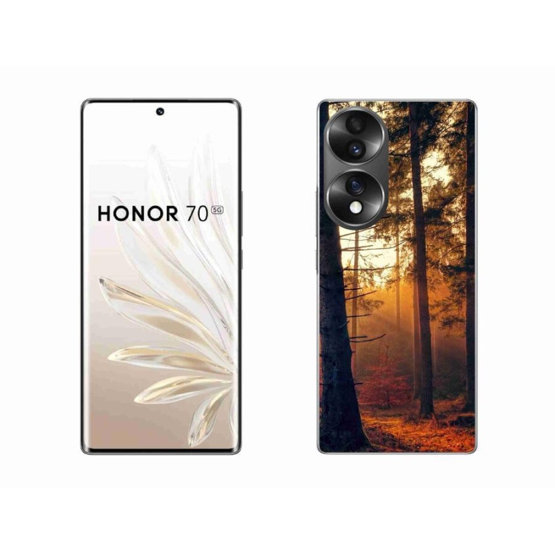 Gelový obal mmCase na mobil Honor 70 - les