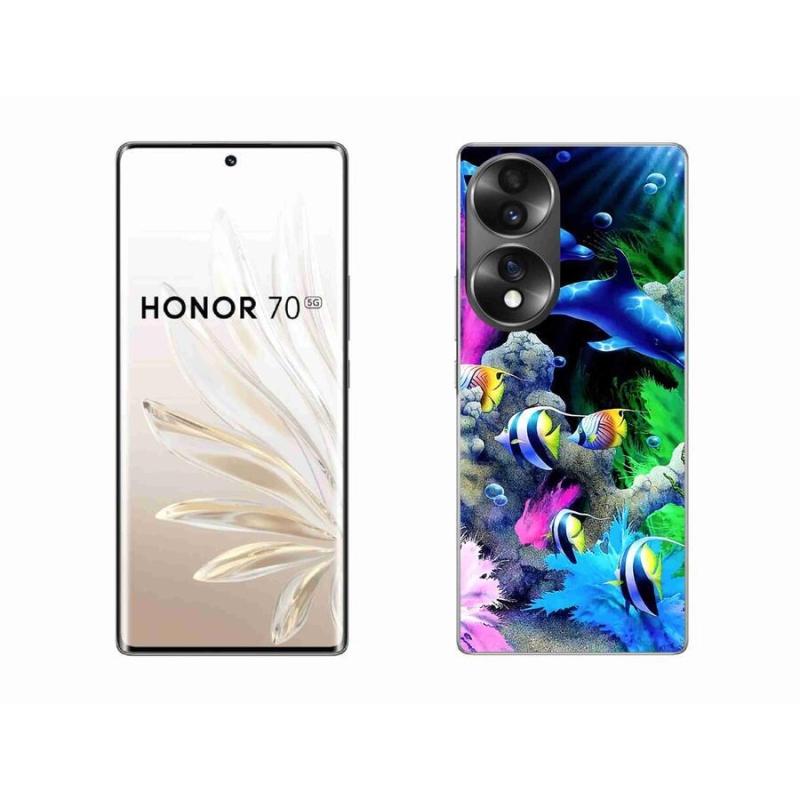 Gelový obal mmCase na mobil Honor 70 - mořský svět