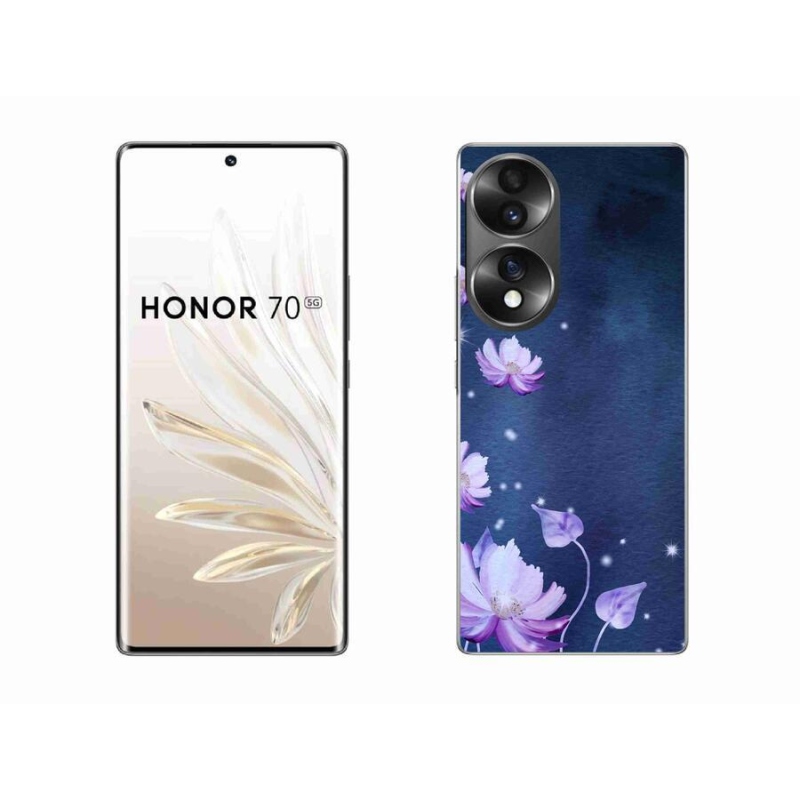 Gelový obal mmCase na mobil Honor 70 - padající květy