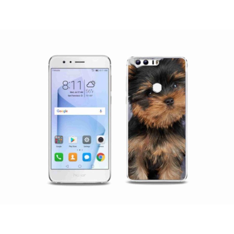 Gelový obal mmCase na mobil Honor 8 - jorkšír 9
