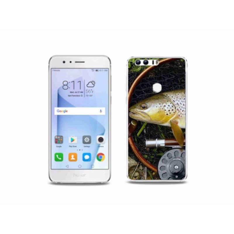 Gelový obal mmCase na mobil Honor 8 - pstruh 2