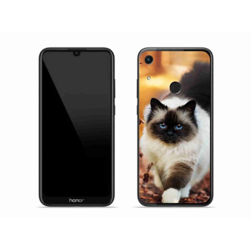 Gelový obal mmCase na mobil Honor 8A - kočka 1