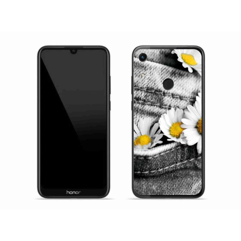 Gelový obal mmCase na mobil Honor 8A - kopretiny