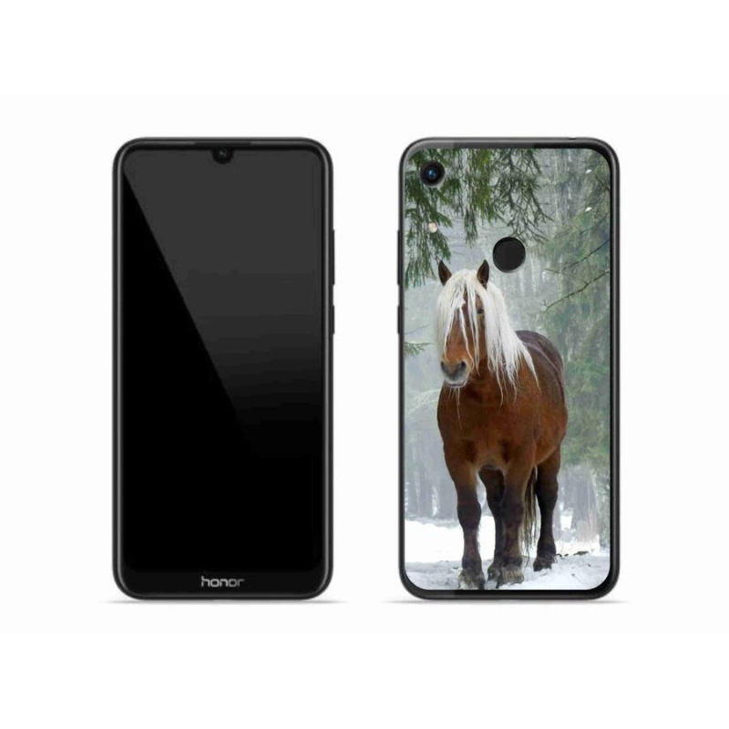Gelový obal mmCase na mobil Honor 8A - kůň v lese