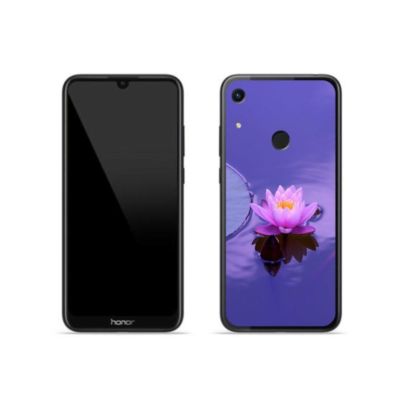 Gelový obal mmCase na mobil Honor 8A - květ na hladině