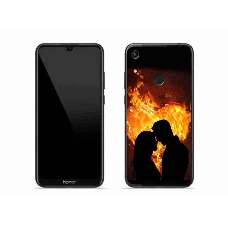 Gelový obal mmCase na mobil Honor 8A - ohnivá láska