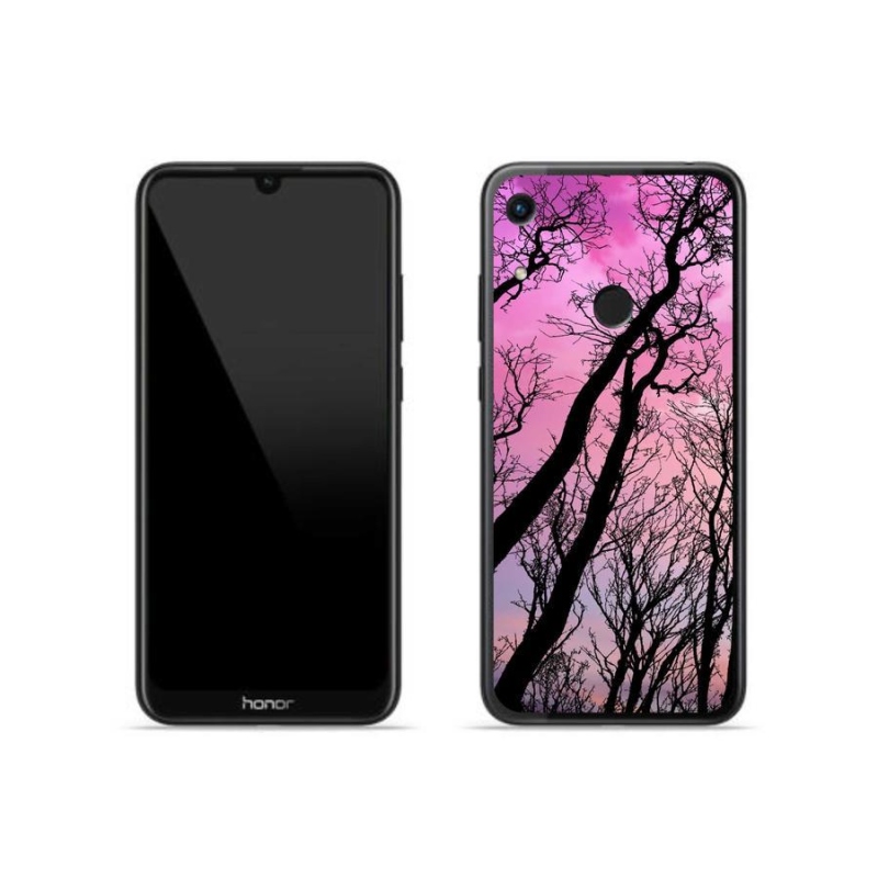 Gelový obal mmCase na mobil Honor 8A - opadané stromy