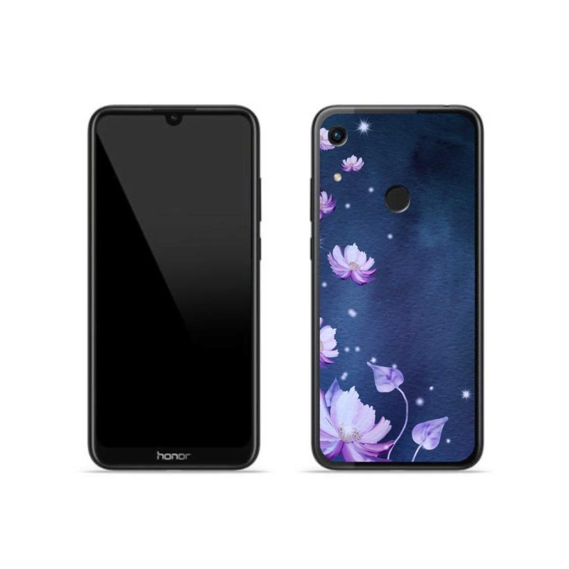 Gelový obal mmCase na mobil Honor 8A - padající květy