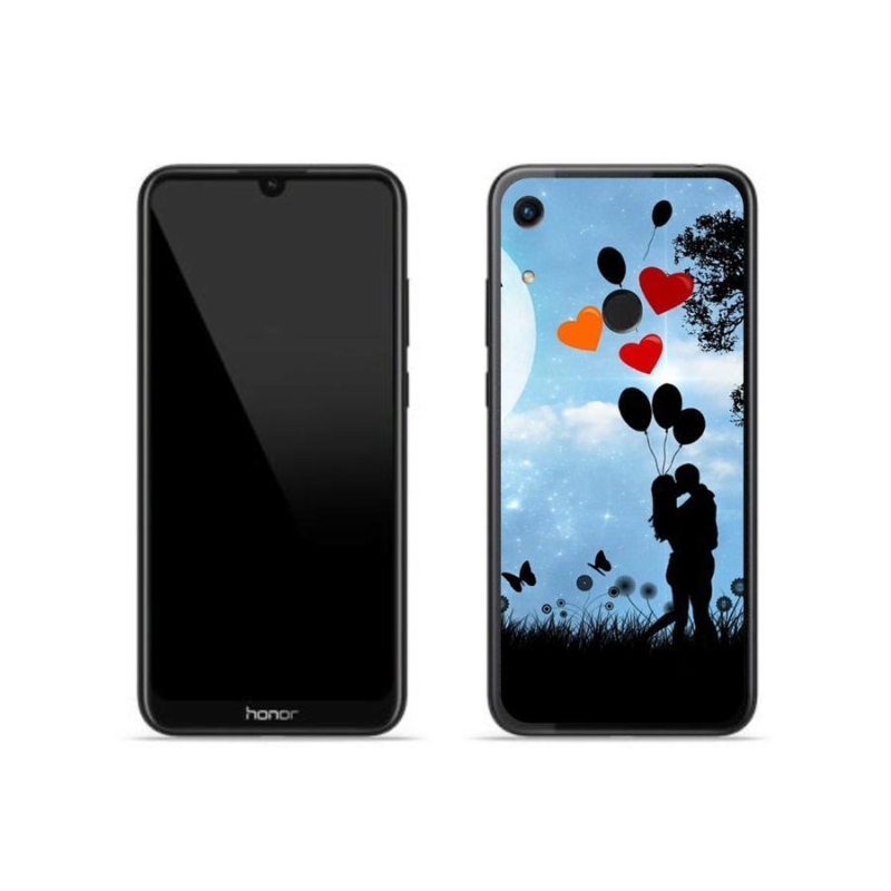 Gelový obal mmCase na mobil Honor 8A - zamilovaný pár