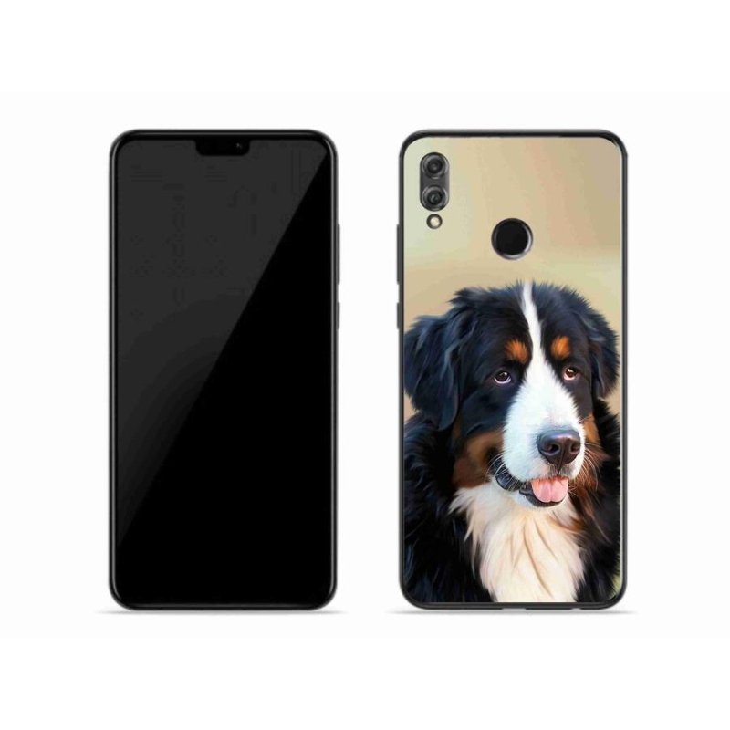 Gelový obal mmCase na mobil Honor 8X - bernský salašnický pes