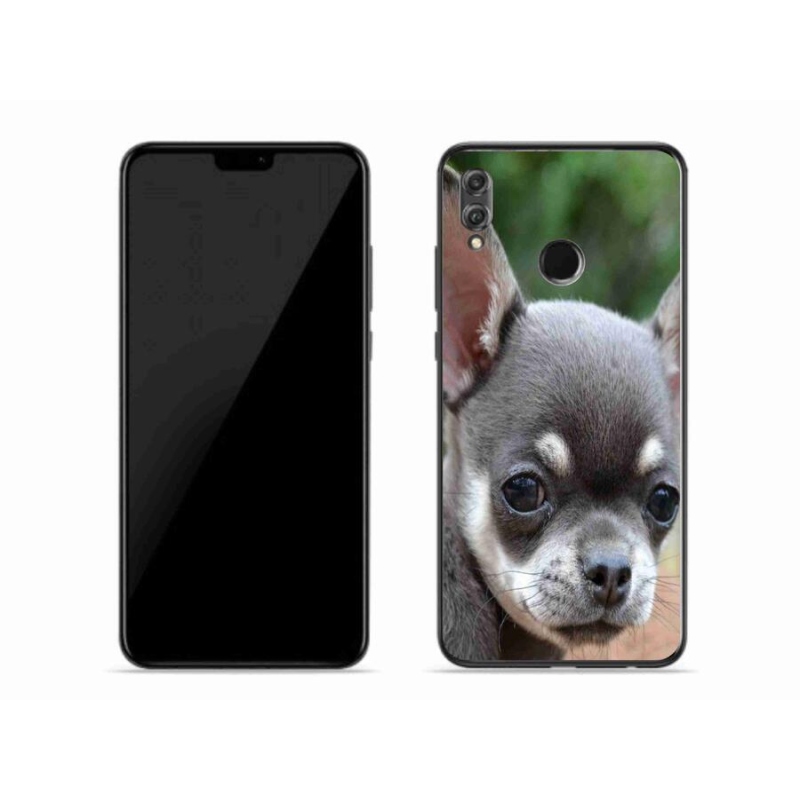 Gelový obal mmCase na mobil Honor 8X - čivava