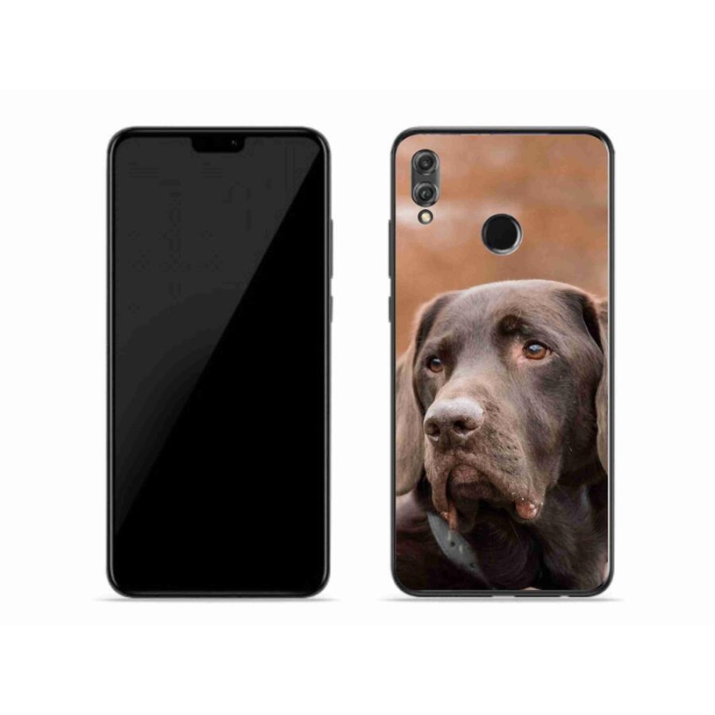 Gelový obal mmCase na mobil Honor 8X - hnědý labrador