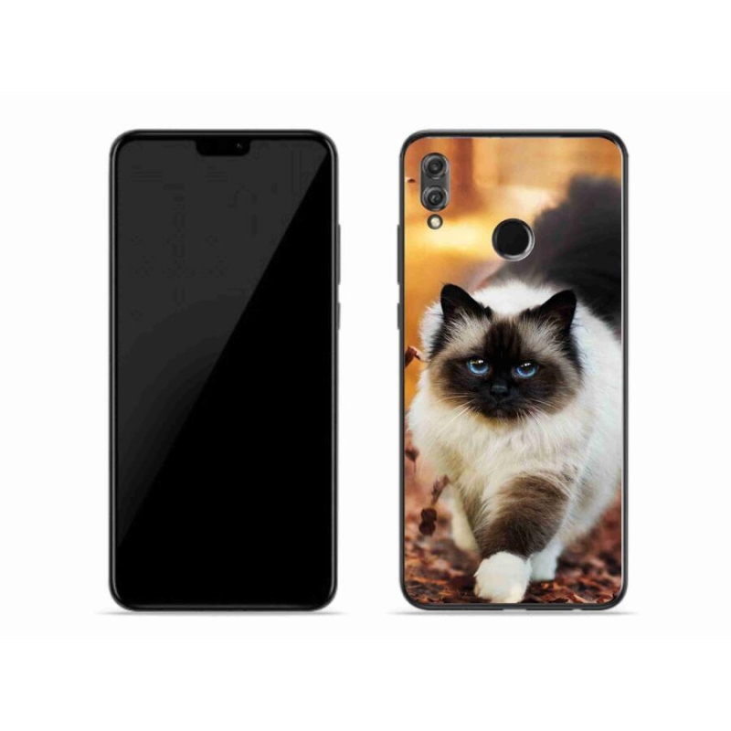 Gelový obal mmCase na mobil Honor 8X - kočka 1