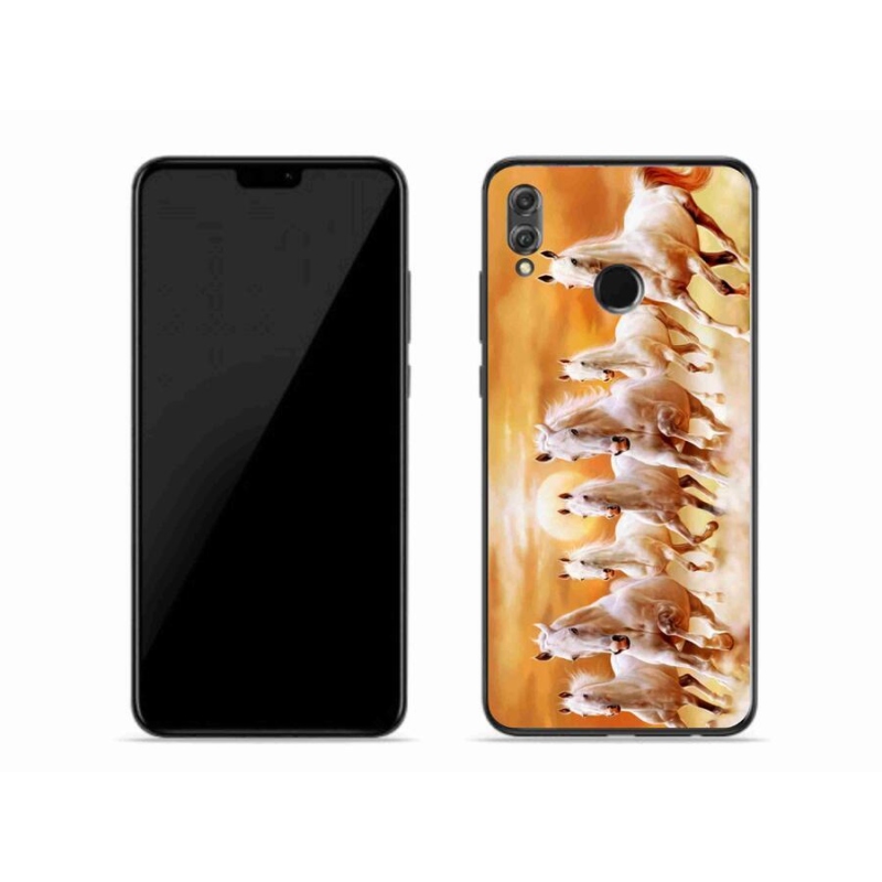 Gelový obal mmCase na mobil Honor 8X - koně 2