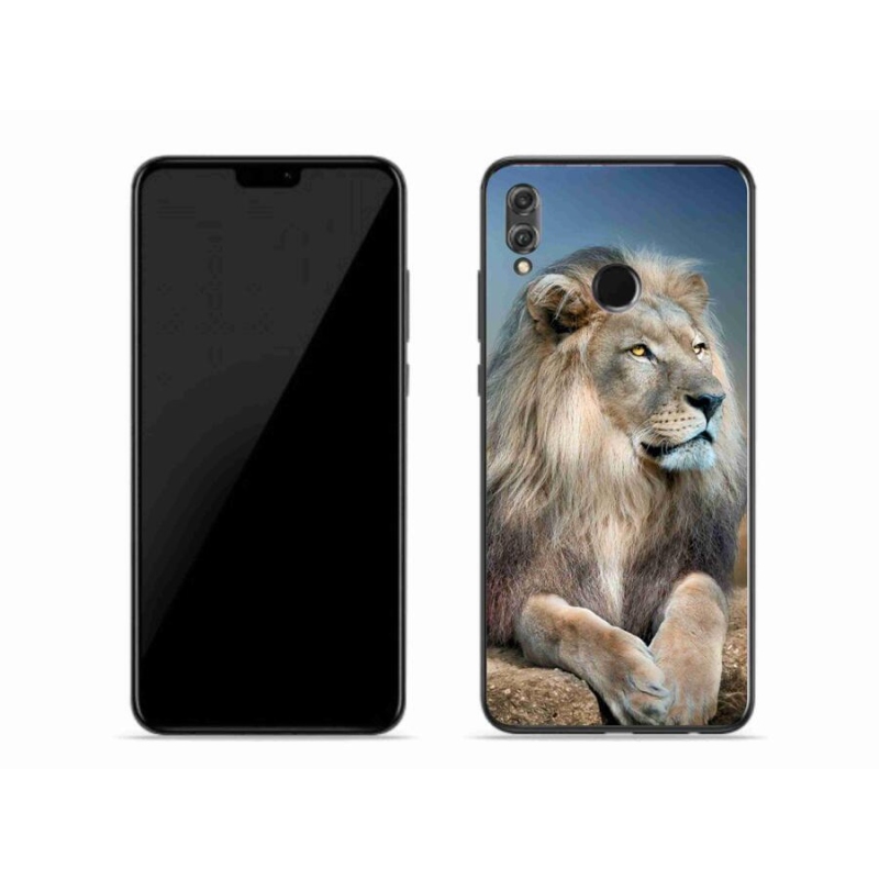 Gelový obal mmCase na mobil Honor 8X - lev 1
