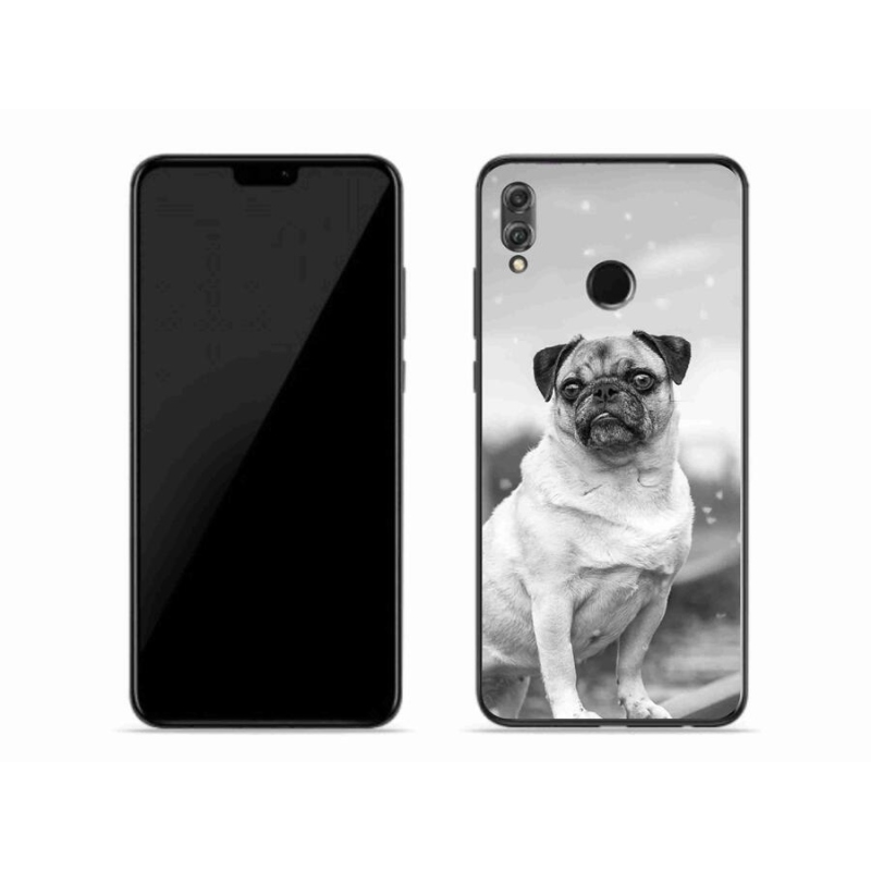 Gelový obal mmCase na mobil Honor 8X - mops